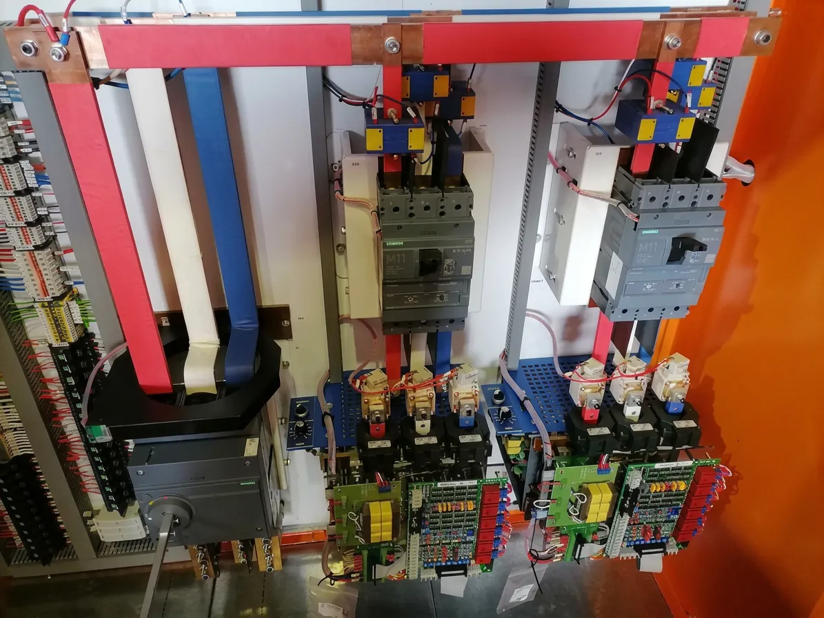 Copper busbars and connection hardware